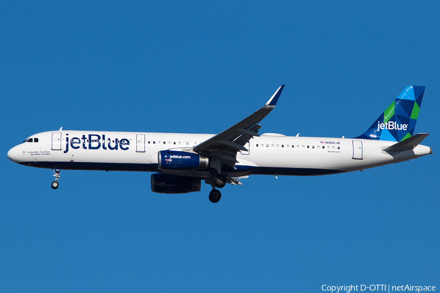 JetBlue Airways Airbus A321-231 (N982JB) | Photo 220042