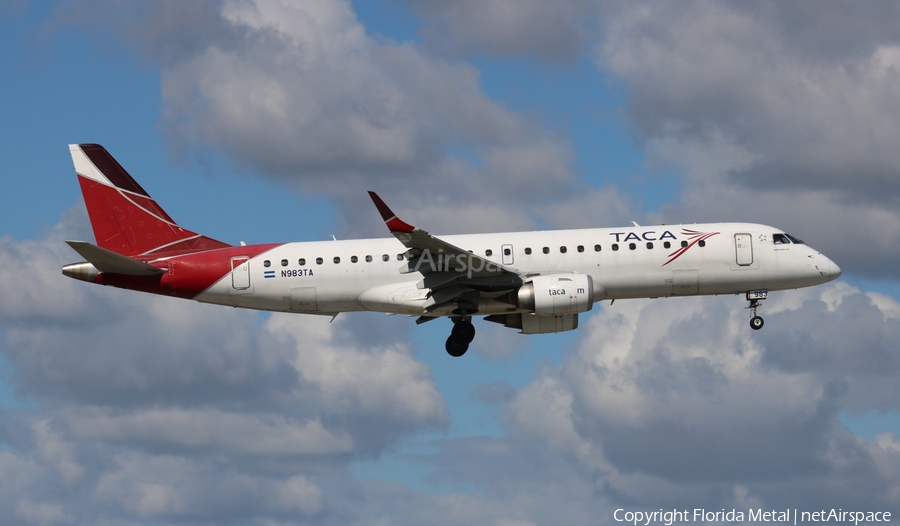 TACA International Airlines Embraer ERJ-190AR (ERJ-190-100IGW) (N983TA) | Photo 325073