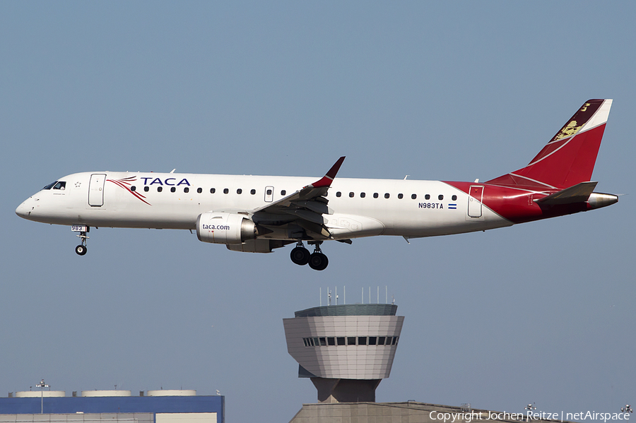 TACA International Airlines Embraer ERJ-190AR (ERJ-190-100IGW) (N983TA) | Photo 42146