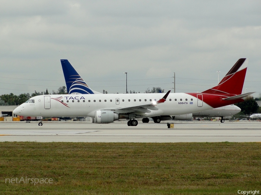 TACA International Airlines Embraer ERJ-190AR (ERJ-190-100IGW) (N984TA) | Photo 20644