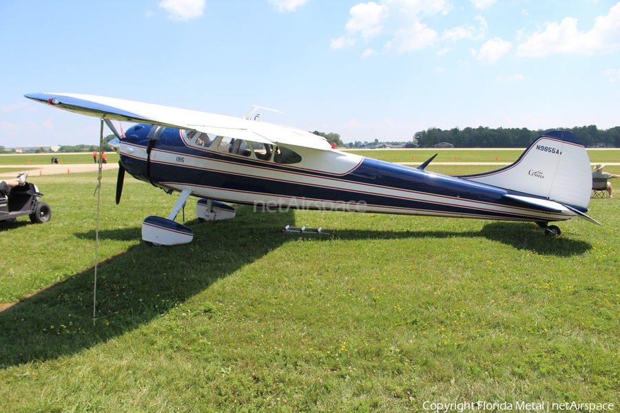 (Private) Cessna 195A (N9855A) | Photo 310575