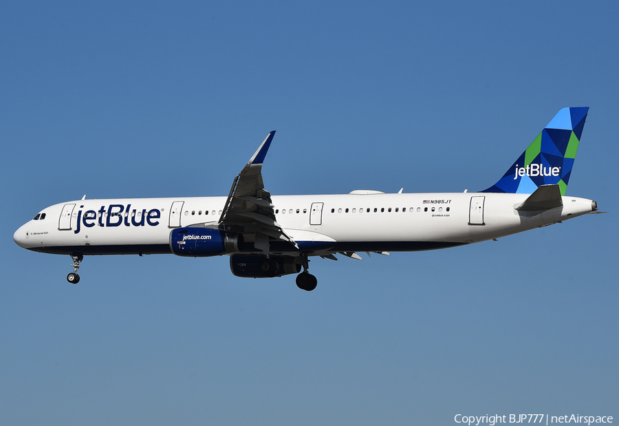 JetBlue Airways Airbus A321-231 (N985JT) | Photo 218028