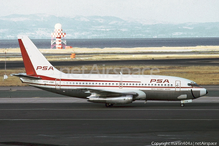 PSA - Pacific Southwest Airlines Boeing 737-214 (N985PS) | Photo 19878