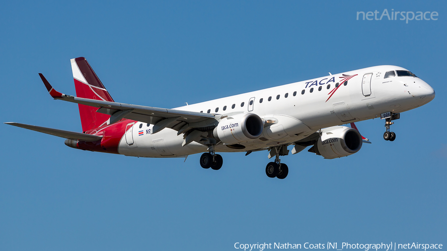 TACA International Airlines Embraer ERJ-190AR (ERJ-190-100IGW) (N986TA) | Photo 145755