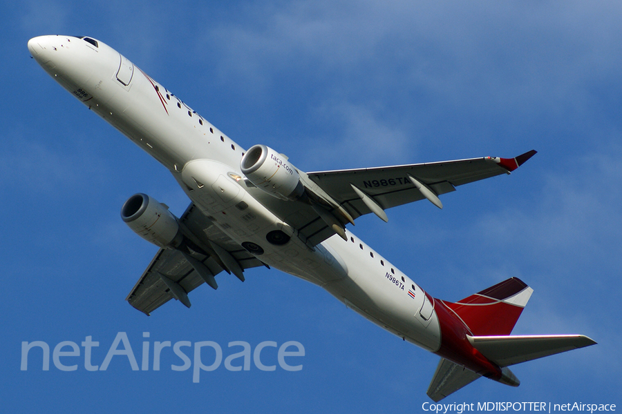 TACA International Airlines Embraer ERJ-190AR (ERJ-190-100IGW) (N986TA) | Photo 67604