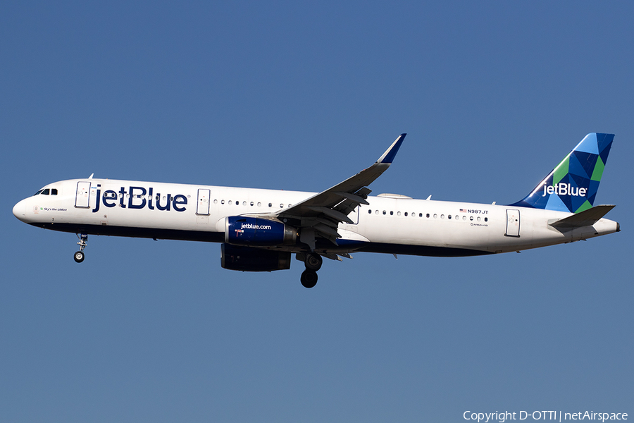JetBlue Airways Airbus A321-231 (N987JT) | Photo 543137