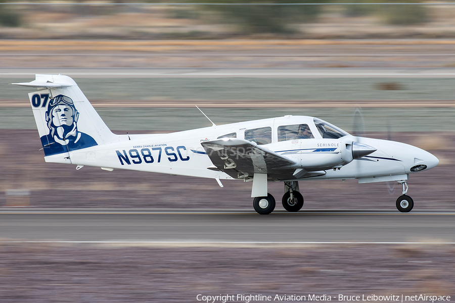 Sierra Charlie Aviation Piper PA-44-180 Seminole (N987SC) | Photo 577103