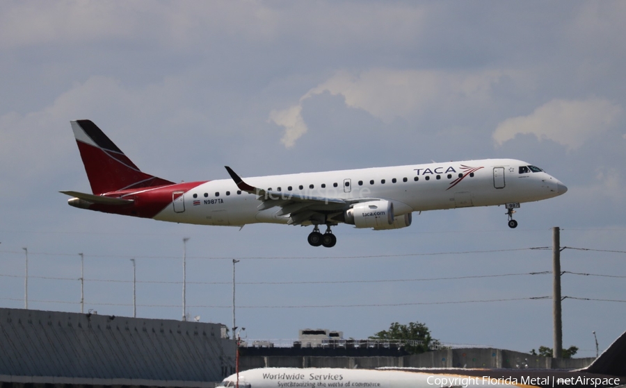 TACA International Airlines Embraer ERJ-190AR (ERJ-190-100IGW) (N987TA) | Photo 325134