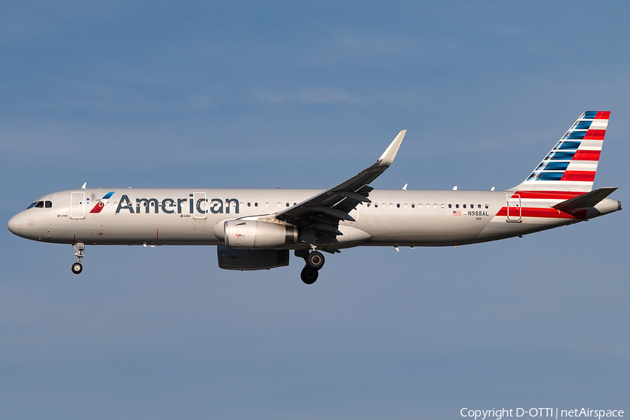 American Airlines Airbus A321-231 (N988AL) | Photo 182625