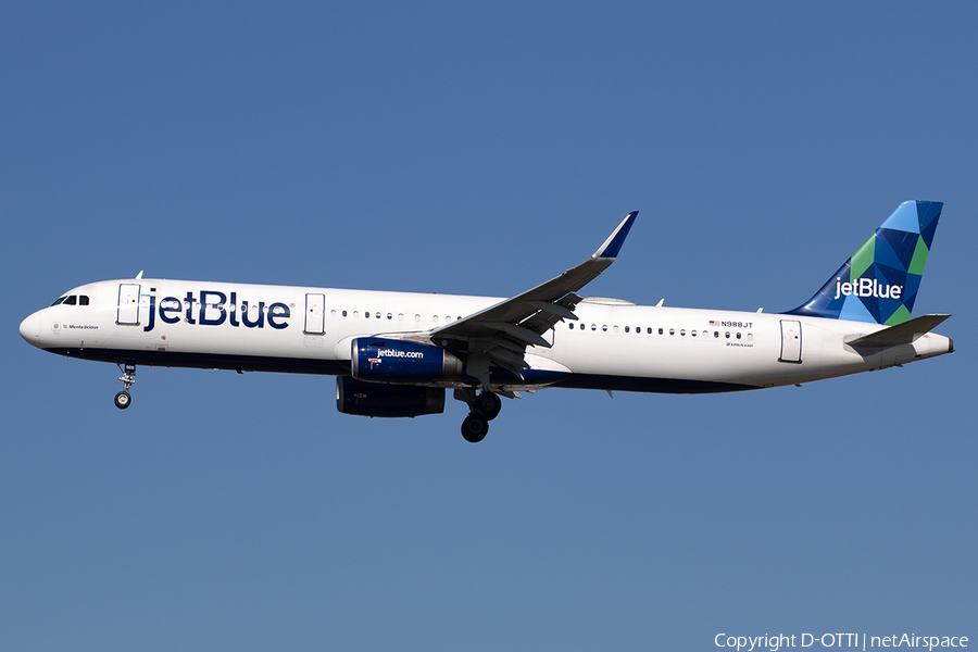 JetBlue Airways Airbus A321-231 (N988JT) | Photo 542878