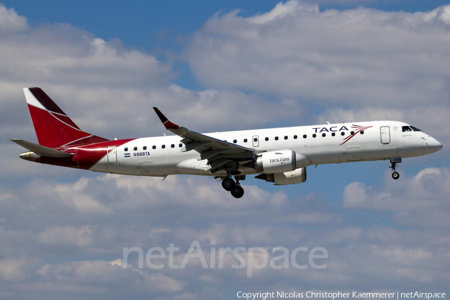 TACA International Airlines Embraer ERJ-190AR (ERJ-190-100IGW) (N988TA) | Photo 122433