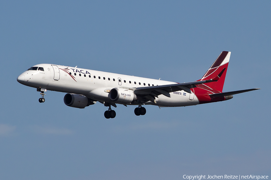 TACA International Airlines Embraer ERJ-190AR (ERJ-190-100IGW) (N988TA) | Photo 42145