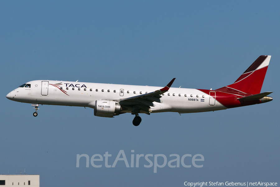 TACA International Airlines Embraer ERJ-190AR (ERJ-190-100IGW) (N988TA) | Photo 45900