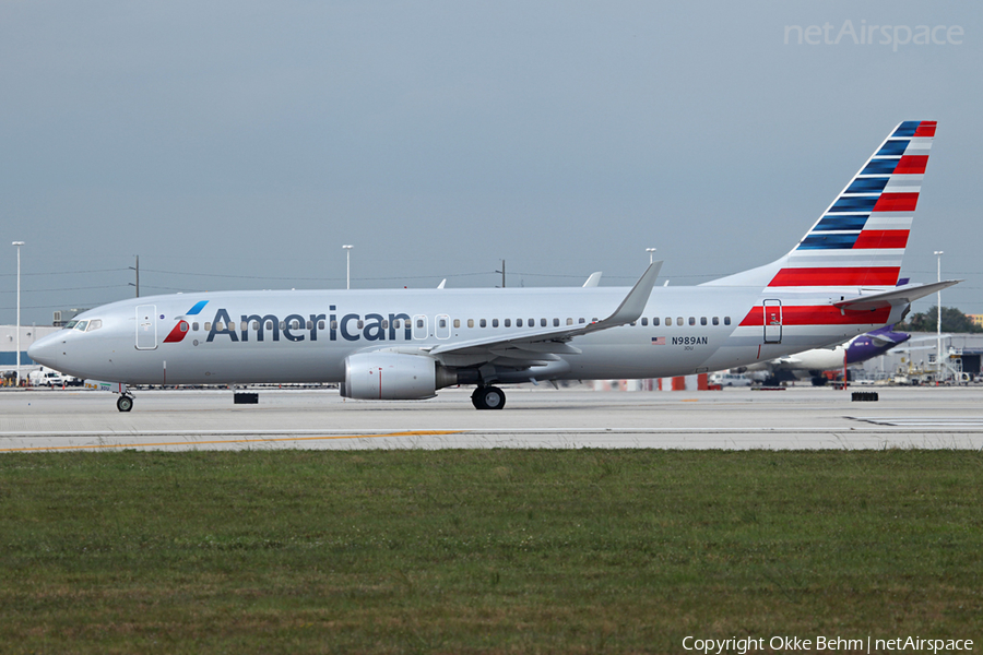 American Airlines Boeing 737-823 (N989AN) | Photo 53868