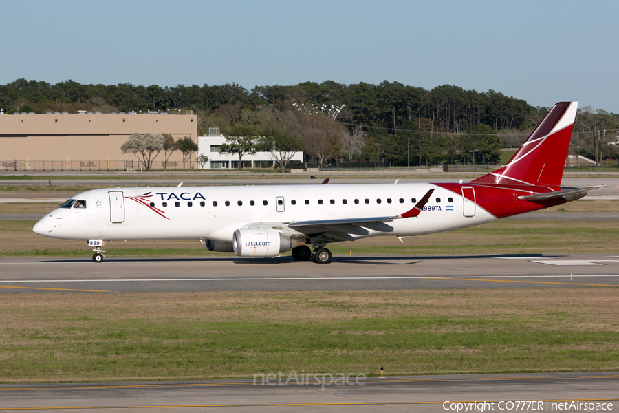 TACA International Airlines Embraer ERJ-190AR (ERJ-190-100IGW) (N989TA) | Photo 46613