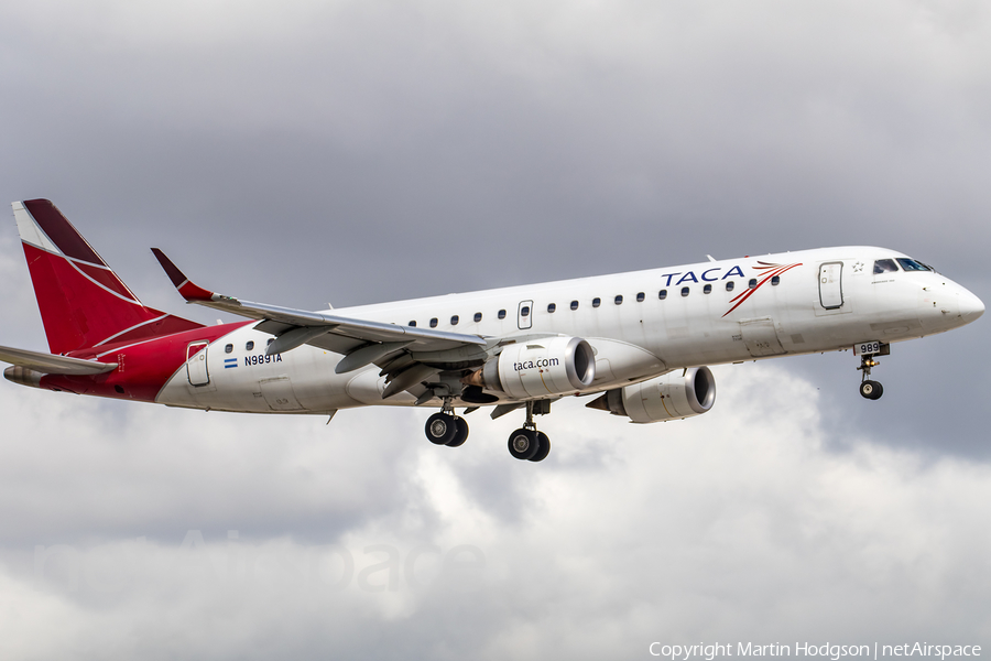 TACA International Airlines Embraer ERJ-190AR (ERJ-190-100IGW) (N989TA) | Photo 299080