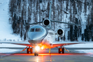 Clay Lacy Aviation Dassault Falcon 7X (N990HA) at  Samedan - St. Moritz, Switzerland