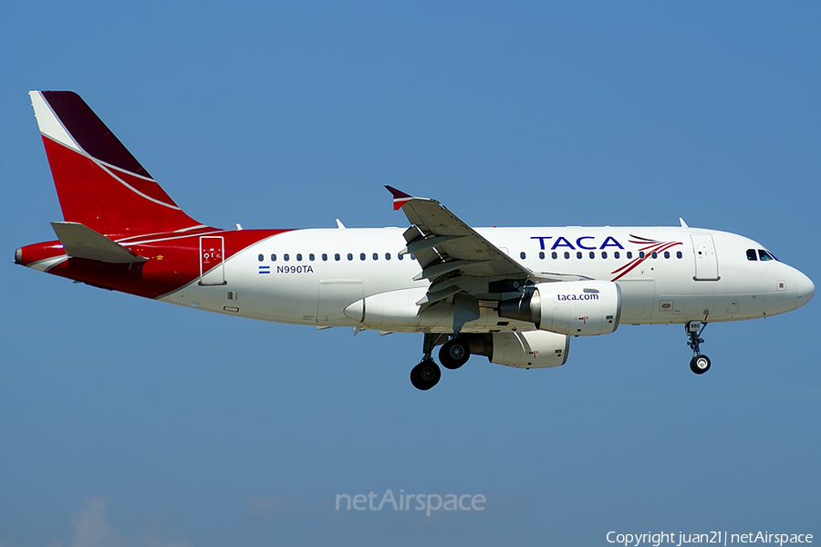 TACA International Airlines Airbus A319-112 (N990TA) | Photo 70267