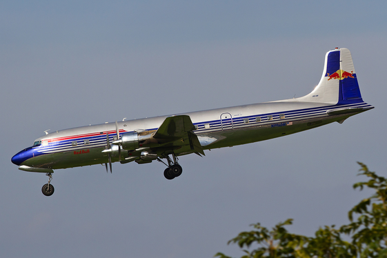 The Flying Bulls Douglas DC-6B (N996DM) at  Hamburg - Fuhlsbuettel (Helmut Schmidt), Germany