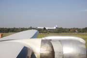 The Flying Bulls Douglas DC-6B (N996DM) at  Hamburg - Fuhlsbuettel (Helmut Schmidt), Germany