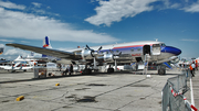 The Flying Bulls Douglas DC-6B (N996DM) at  Berlin - Schoenefeld, Germany