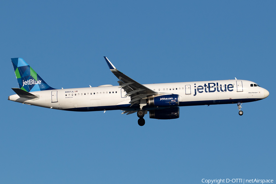 JetBlue Airways Airbus A321-231 (N997JL) | Photo 357492