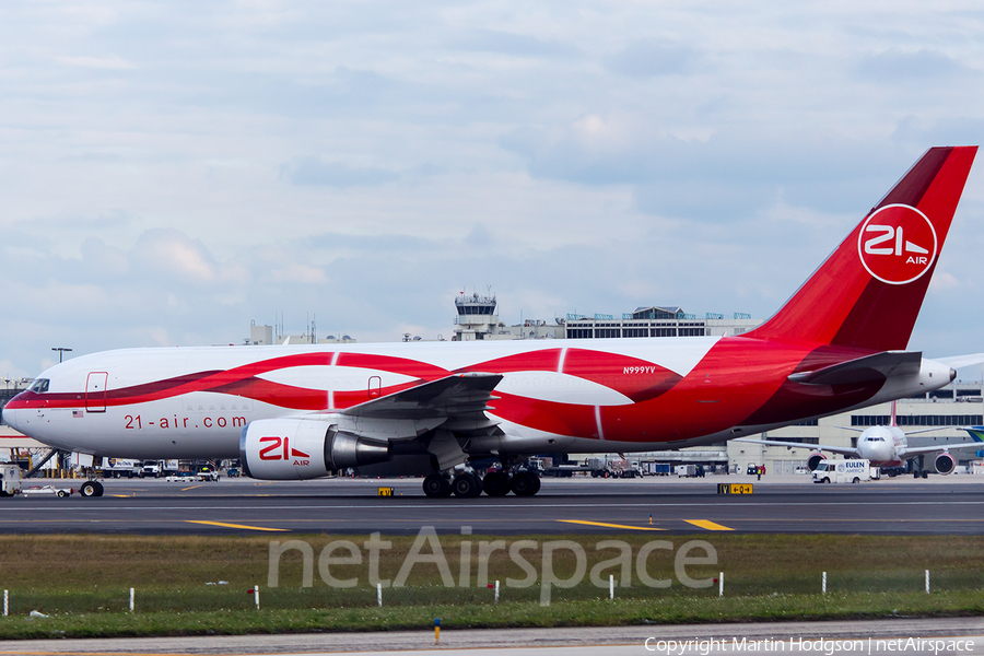 21-Air.com Boeing 767-241(ER)(BDSF) (N999YV) | Photo 65642