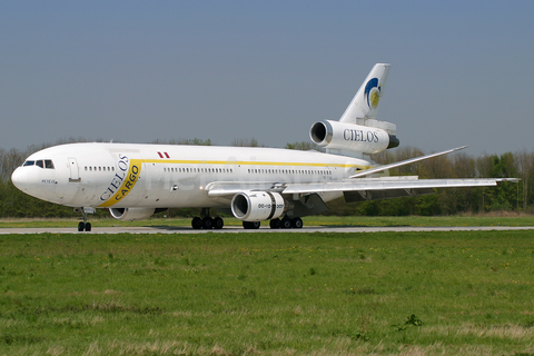 Cielos Cargo McDonnell Douglas DC-10-30CF (OB-1749) at  Maastricht-Aachen, Netherlands