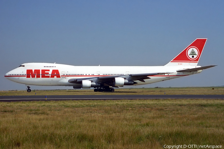 MEA - Middle East Airlines Boeing 747-2B4B(M) (OD-AGH) | Photo 271804