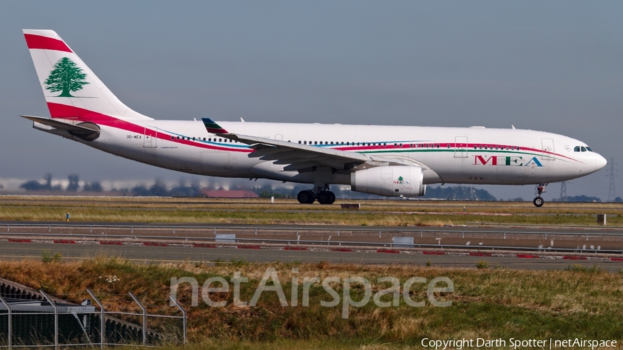 MEA - Middle East Airlines Airbus A330-243 (OD-MEA) | Photo 237365