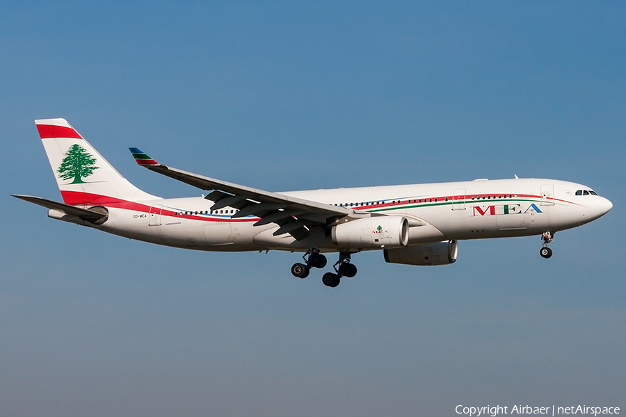 MEA - Middle East Airlines Airbus A330-243 (OD-MEA) | Photo 237542
