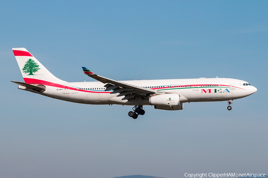 MEA - Middle East Airlines Airbus A330-243 (OD-MEA) | Photo 237798