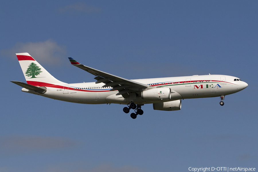MEA - Middle East Airlines Airbus A330-243 (OD-MEA) | Photo 277764