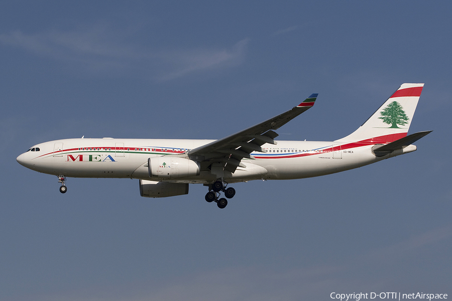 MEA - Middle East Airlines Airbus A330-243 (OD-MEA) | Photo 278387