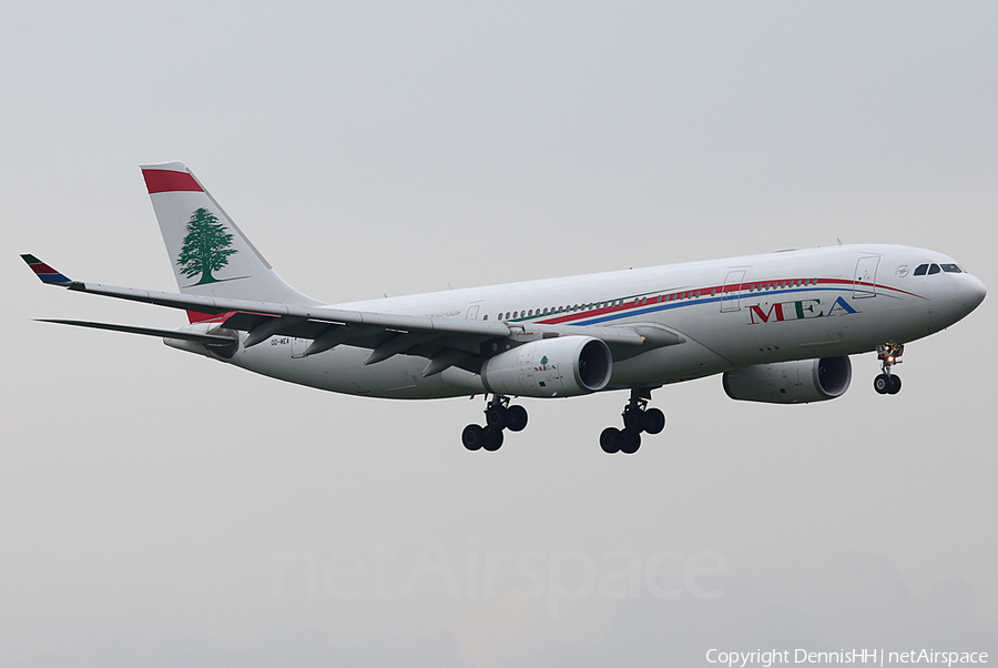 MEA - Middle East Airlines Airbus A330-243 (OD-MEA) | Photo 393698