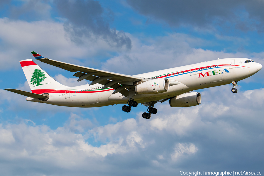 MEA - Middle East Airlines Airbus A330-243 (OD-MEB) | Photo 456833