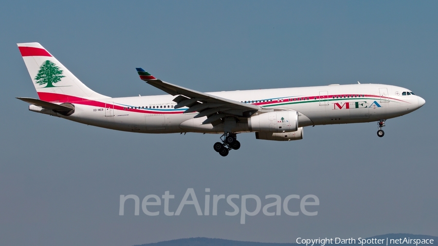 MEA - Middle East Airlines Airbus A330-243 (OD-MEB) | Photo 236992