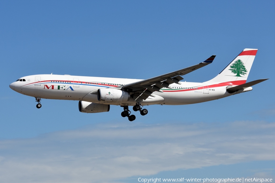 MEA - Middle East Airlines Airbus A330-243 (OD-MEB) | Photo 476265