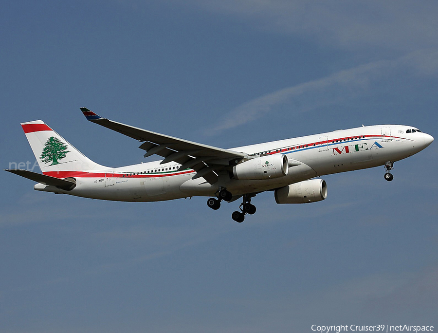 MEA - Middle East Airlines Airbus A330-243 (OD-MEB) | Photo 535628