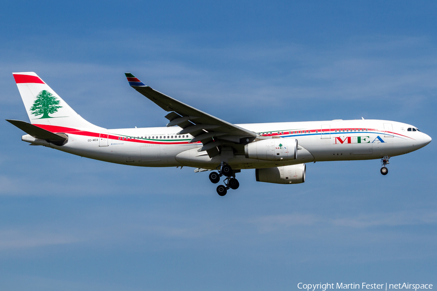 MEA - Middle East Airlines Airbus A330-243 (OD-MEB) | Photo 345679