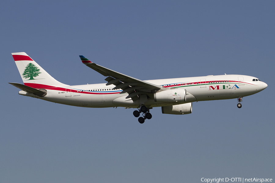MEA - Middle East Airlines Airbus A330-243 (OD-MEB) | Photo 348407
