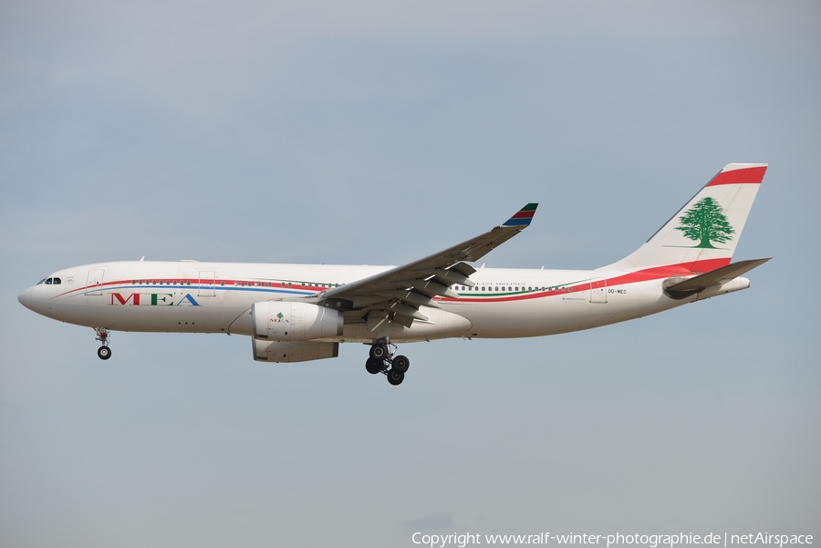 MEA - Middle East Airlines Airbus A330-243 (OD-MEC) | Photo 371067