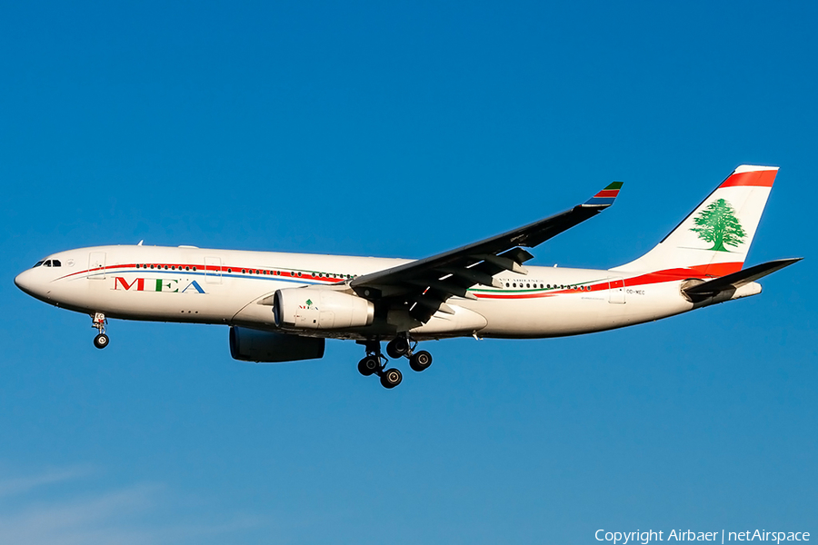 MEA - Middle East Airlines Airbus A330-243 (OD-MEC) | Photo 368920