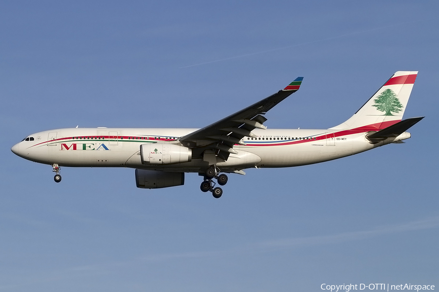 MEA - Middle East Airlines Airbus A330-243 (OD-MEC) | Photo 400177