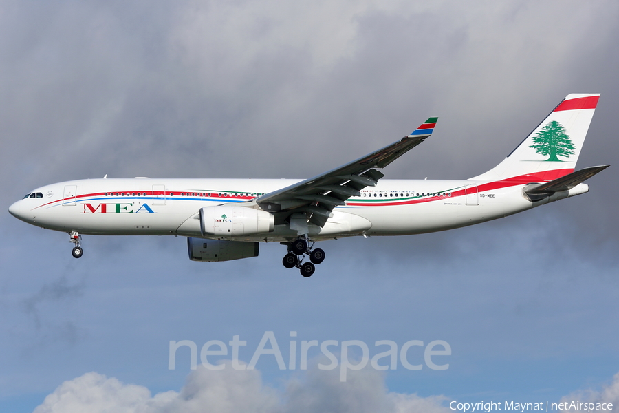 MEA - Middle East Airlines Airbus A330-243 (OD-MEE) | Photo 203471