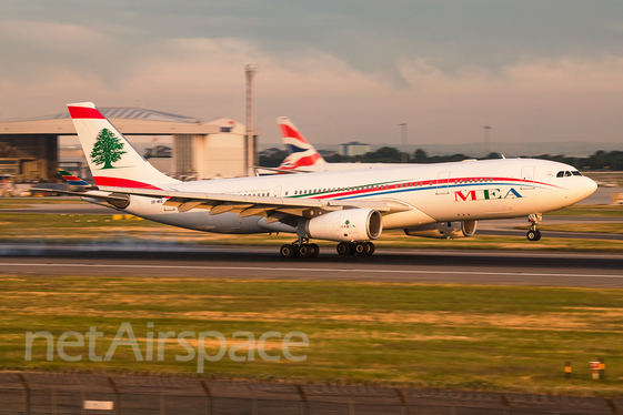 MEA - Middle East Airlines Airbus A330-243 (OD-MEE) at  London - Heathrow, United Kingdom