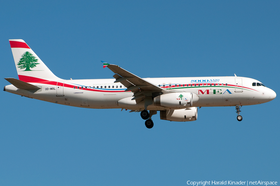 MEA - Middle East Airlines Airbus A320-232 (OD-MRL) | Photo 303140