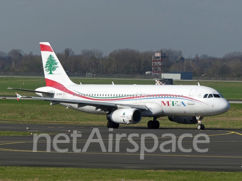 MEA - Middle East Airlines Airbus A320-232 (OD-MRR) at  Dusseldorf - International, Germany