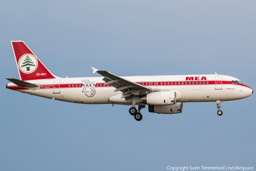 MEA - Middle East Airlines Airbus A320-232 (OD-MRT) | Photo 515138