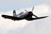 The Flying Bulls Vought F4U-4 Corsair (OE-EAS) at  RAF Fairford, United Kingdom